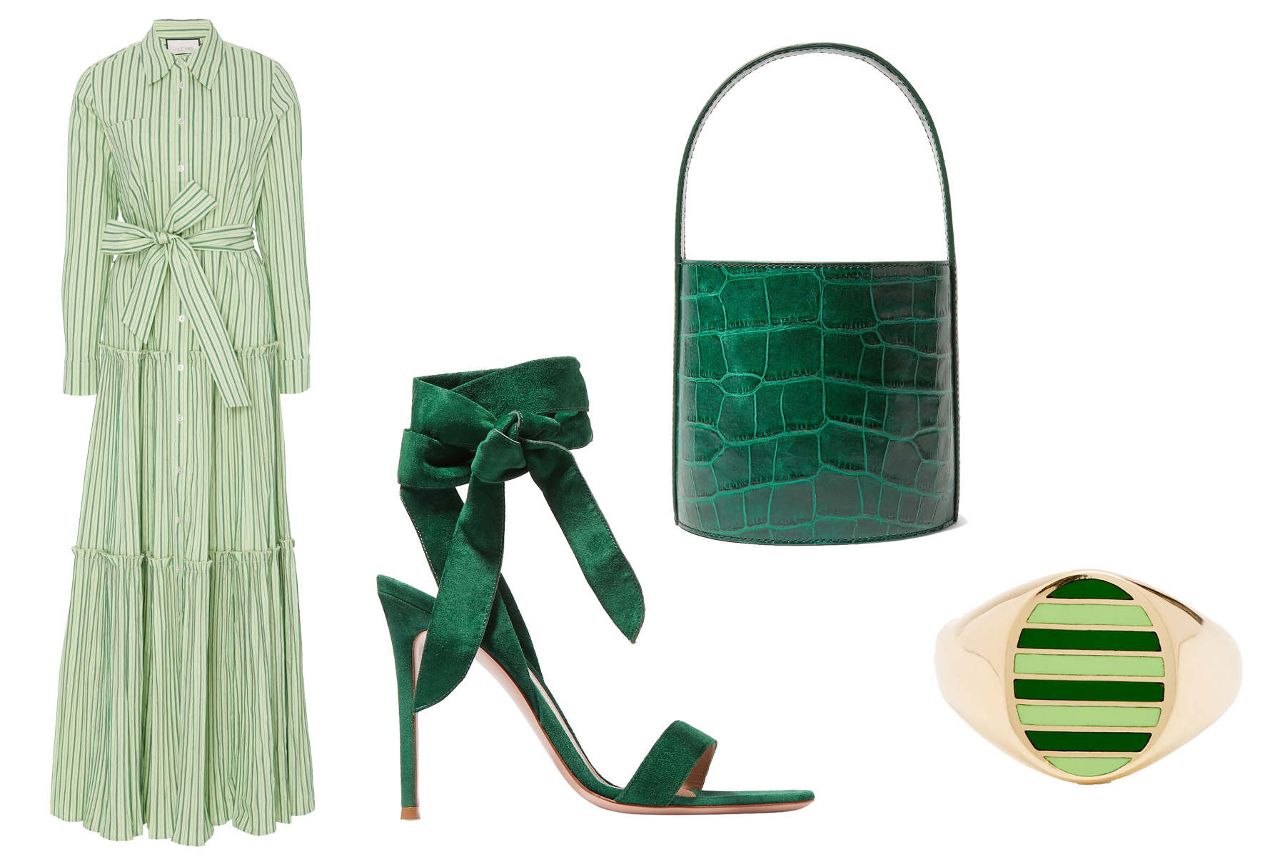 maternity-color-trend-green 5 Head-to-Toe Color Looks for the Expectant Mom—Just in Time for Spring