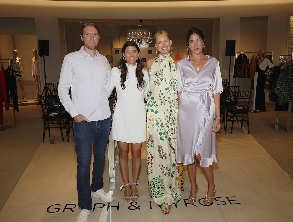 1 Saks Fifth Avenue Bal Harbour Boutique Celebrates Gryph & IvyRose Launch With Co-Founders Karolina Kurkova, Rachel Finger & Orion Nevel